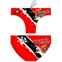 Turbo Trinidad Tobago Swimming Brief Rood 3-4 Years Jongen