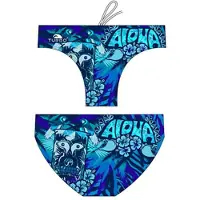 Turbo Aloha Waterpolo Royal Swimming Brief Blauw 7-8 Years Jongen