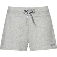 Head Tennisbroek Girls Shorts Club Ann Grey Melange-Maat 128