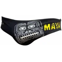 Turbo Mayas Swimming Brief Zwart 9-10 Years Jongen