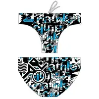 Turbo Multi Triathlon Waterpolo Swimming Brief Zwart 7-8 Years Jongen
