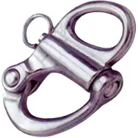 Goldenship Fixed Snap Shackle 10 Units Zilver 96 mm