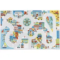 Janod Cross Roads City Play Mat Veelkleurig Kinderen