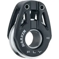 Harken Fly Pulley 40 Mm Zwart