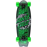 Santa Cruz Flier Collage Dot 8.8 X 27.7 Shark Cruiser Skateboard