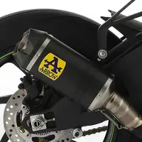 Arrow With Carbon Indy Race Silencer Carbon End Cap Kawasaki Zx-2010rr 1000 2021 Niet-gehomologeerde Demper Met Verbindingsbuis