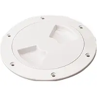 Sea-dog Line Textured Quarter-turn Deck Plate With Internal Collar Wit 17 cm