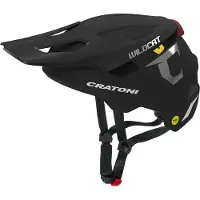 Cratoni Kinderhelm Wildcat Mips Zwart Mat - S/m (49-56cm)