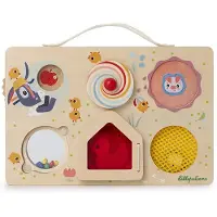 Lilliputiens Farm Discovery Suitcase Beige Kinderen