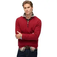 Superdry Trui 'Essentials' karmijnrood