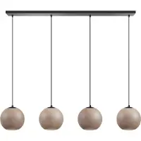 Eth 4-lichts hanglamp Orb Saturn recht met uniek effect