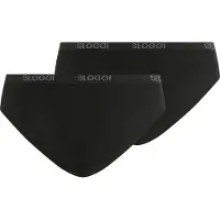 Sloggi men Basic Heren Mini slip - 2-pack - Zwart - Maat L