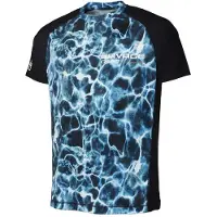 Savage Gear Marine Uv Short Sleeve T-shirt Blauw L Man