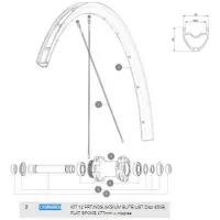 Mavic Aksium Elite Ust Disc 650b Linker Spaken 12 Eenheden
