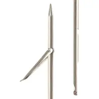Picasso Silver Stainless Steel Sandvik Shaft 8 Mm Single Flopper Spearshaft Zilver 200 cm