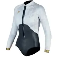 Aqua Lung Freeflex 2 Mm Woman Long Sleeve Shorty Wit XL Vrouw