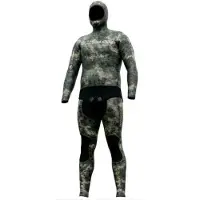 Picasso Thermal Skin 3 Mm Spearfishing Wetsuit Grijs 2XL Man