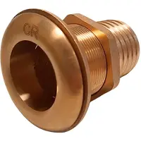 Maestrini Gs30781 2´´ Brass Chromed Thru-hull Goud