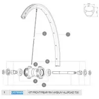 Mavic Aksium Disc Allroad Velg