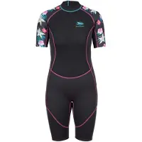 Trespass Sonar 3 Mm Dames Shorty Met Korte Mouwen En Rits Op De Rug