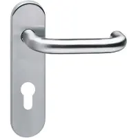 Intersteel Deurklink Rond brandvertragend PC 72mm RVS