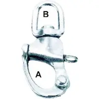 Lalizas Swivel Snap Aisi 316 Shackle Zilver 22 mm