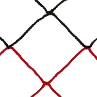 Sporti France 4 Mm Pp Simple Mesh 120 7.50x2.50x0.80x2 M Goal Net Rood