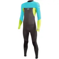 Ocean & Earth One Free Flex 3/2 Mm Wetsuit Met Lange Mouwen En Rits Op De Rug