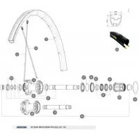 Mavic Ksyrium Pro Ust Disc 19c Achtervelg