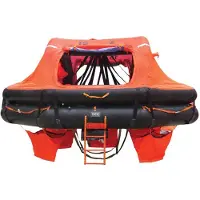 Lalizas Liferaft Solas Oceano Davit Lanched Canister Oranje 20 prs
