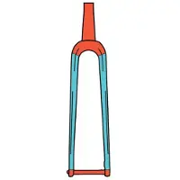 RideWrap Covered Fork Protection Kit Road Gravel Brilliant Clear