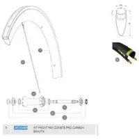 Mavic Comete Pro Carbon Exalith Voorvelg