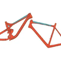 RideWrap Essential Toptube Protection Kit Glossy Clear