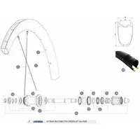 Mavic Cosmic Pro Carbon Ust Disc Rear Velg