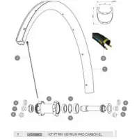 Mavic Ksyrium Pro Carbon Slc Disc Hr Voorvelg