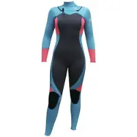 Kynay Ultra Stretchy Surfing 3/2 Mm Dames Wetsuit Van Neopreen Met Lange Mouwen En Rits Op De Borst