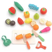 Robin Cool Montessori Method Eco Fruit Wooden Vegetables Goud 3 Years Kinderen