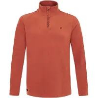 Protest Skipully Men PERFECTO 1/4 Zip Top Brick Orange-M