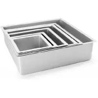 Ibili Extra Hoge Rechte Vierkante Vorm 20x10 Cm