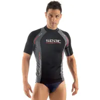 Seac Sub Titanium Short Sleeve Thermal T-shirt Zwart XS