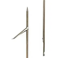 Picasso Gold Inox Stainless Steel Shark Fin America 6.75 Mm Single Flopper Spearshaft Zilver 180 cm