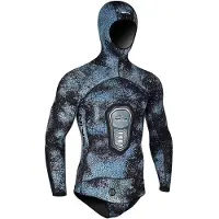 C4 Camoskin Ocean 5 Mm Spearfishing Jacket Blauw 2XL Man