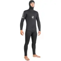 Abysstar Pacific Supreme Nylon Plush 3 Mm Diving Wetsuit Zwart L Man