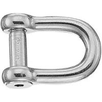 Barton Marine Inox Straight Shaft 6 Pans Shackle 5 Units Zilver 6 mm