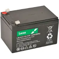 Lucas Agm-stand-bybatterij 12a 12v