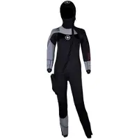 Aqua Lung Dynaflex Fs Fz 7 Mm Woman Diving Wetsuit Zwart M Vrouw