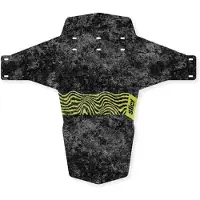 SLICY MTB-voorspatbord Asphalt Grijs/Geel