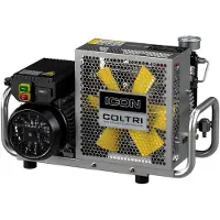 Coltri Icon Lse 100 Em Single-phase 230v 60hz 232 Bar Stainless Steel Compressor Zilver
