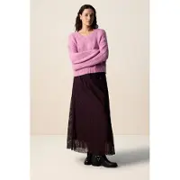 Sissy-Boy Paarse kanten maxi rok | Maat: S