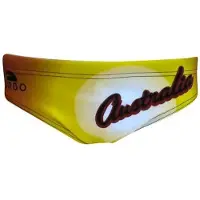 Turbo Australia Sun Swimming Brief Geel 5XL Man